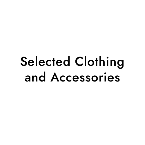 Selected Clothing and Accessories