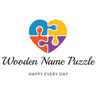 WOODEN NAME PUZZLE