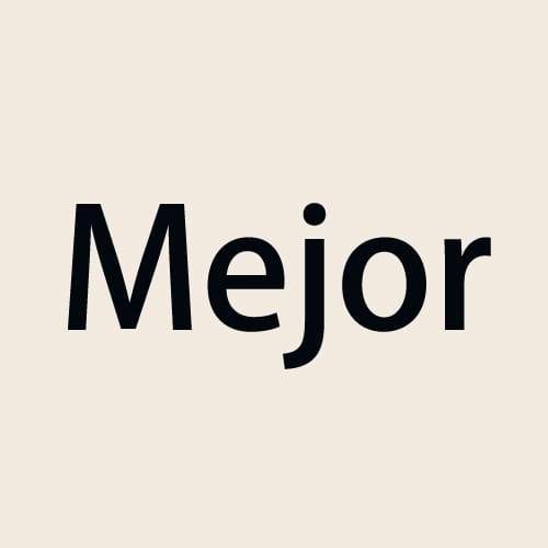 Mejor