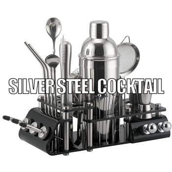 Silver steel cocktail