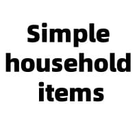 Simple household items
