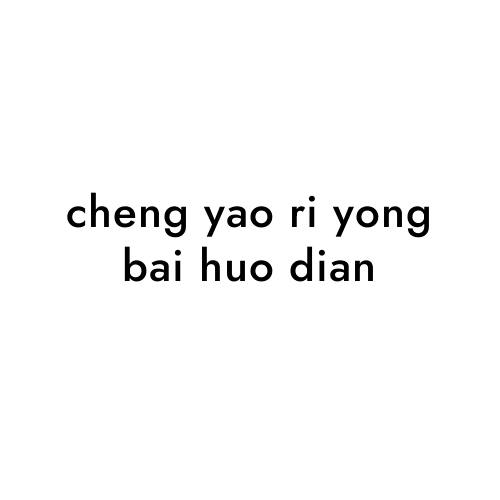 cheng yao ri yong bai huo dian