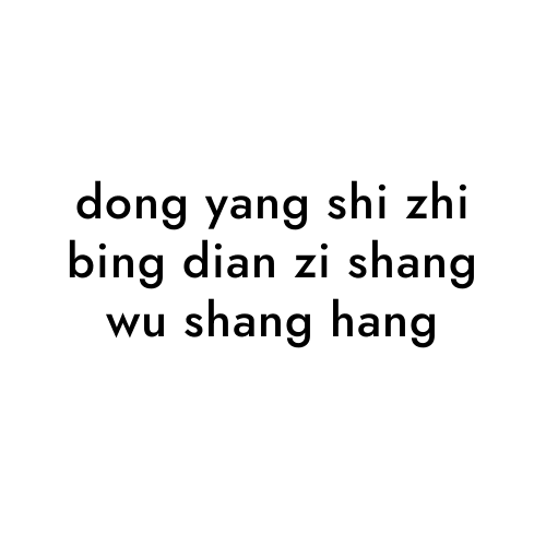 dong yang shi zhi bing dian zi shang wu shang hang