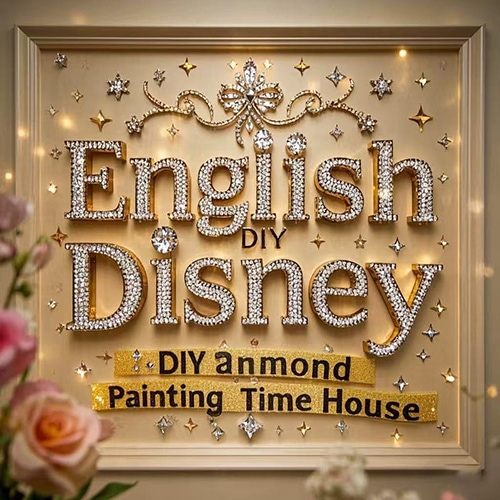 DIY Disney Color Diamond Time House