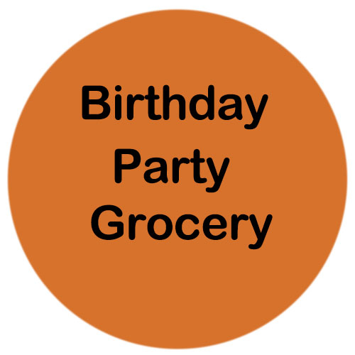 Birthday Party Grocery