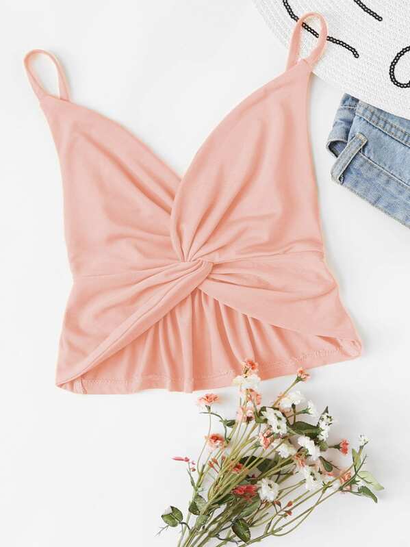 

Twist Front Cami Top, null