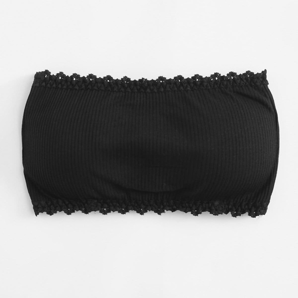 

Ribbed Bandeau Bra