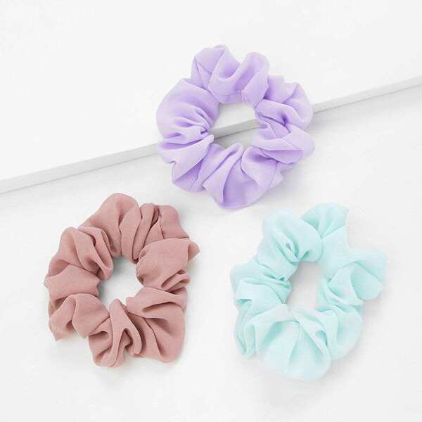 

Hair Scrunchie 3pcs, Multicolor
