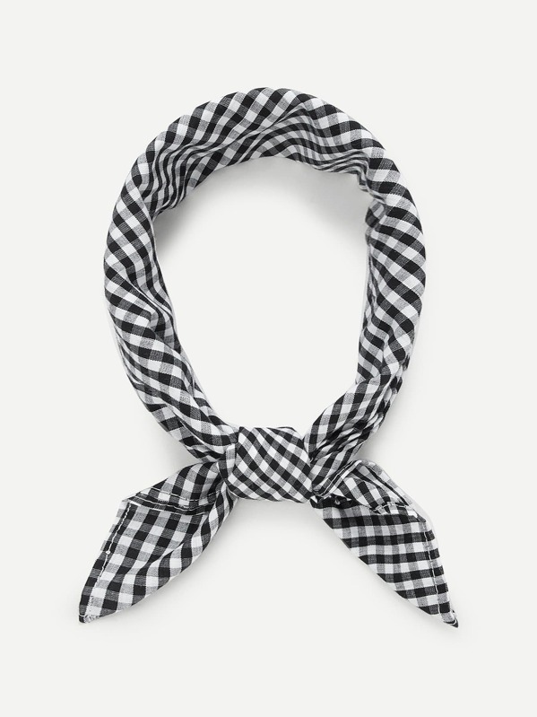 

Gangham Pattern Bandana, Чёрнобелые