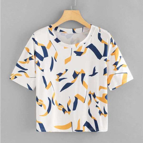 

Graffiti Print T-shirt