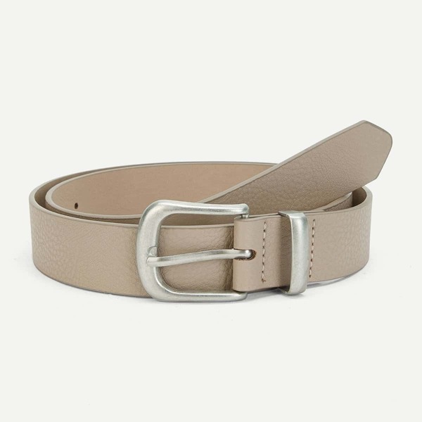 

Metal Buckle Belt, Khaki