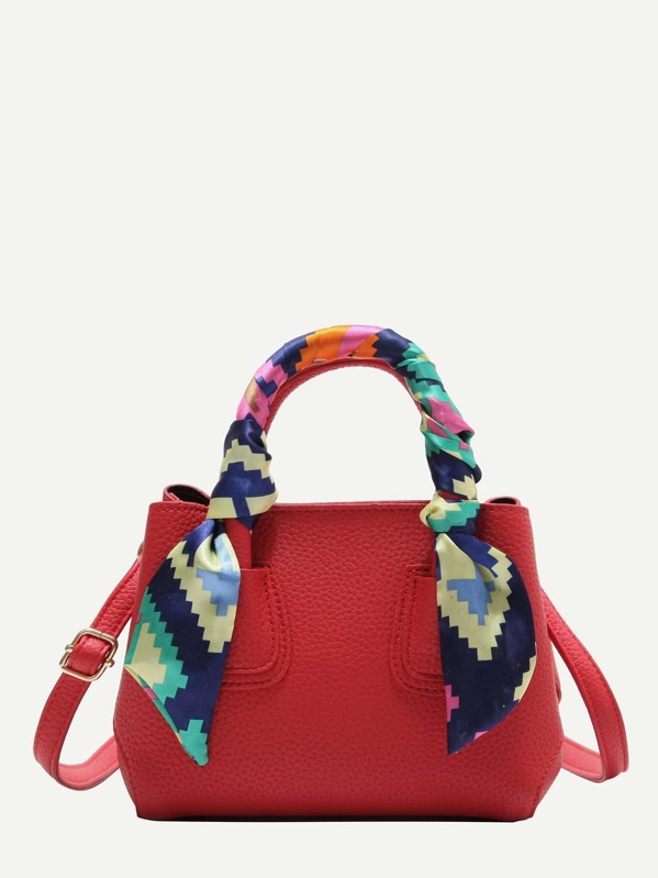 Scarf Decor Tote Bag Shein Sheinside Customer Reviews Reviewnum