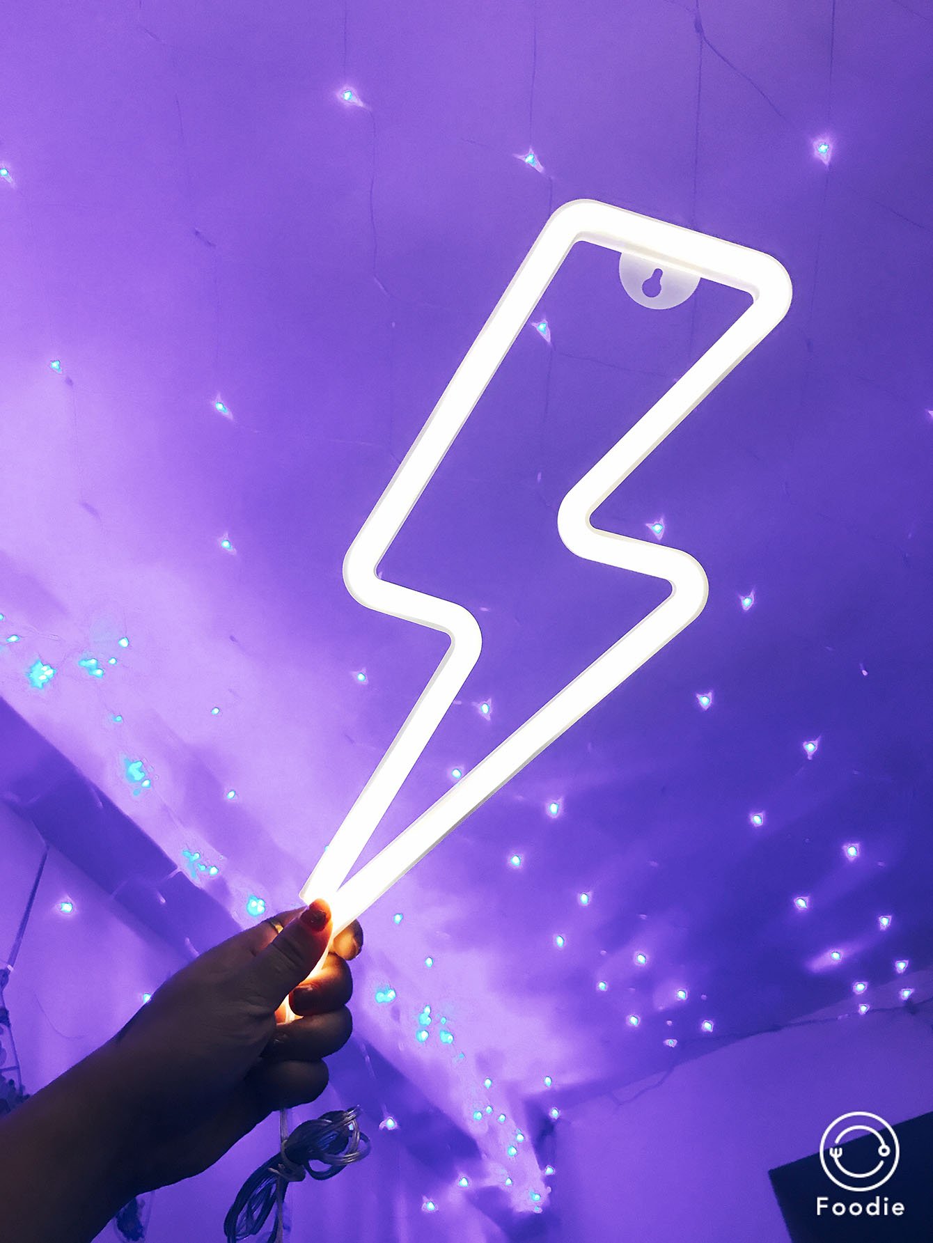 battery operated lightning bolt light battery not include