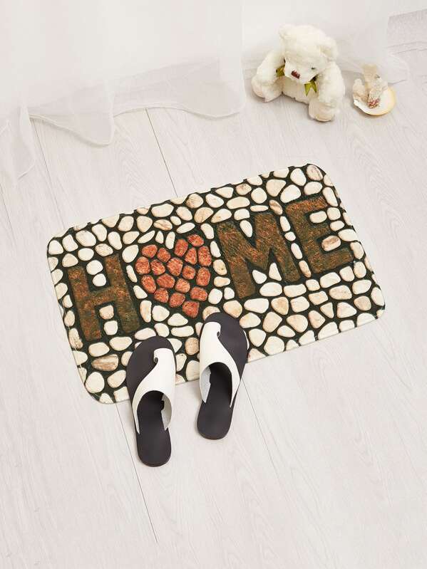 

Дверной коврик камни HOME, null