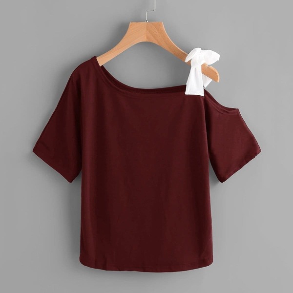 

Tie One Shoulder Tee