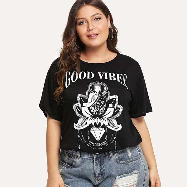 

Plus Graphic Print Tee
