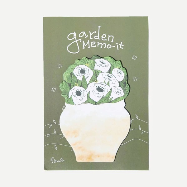 

Flower Sticky Memo Pads 20pcs