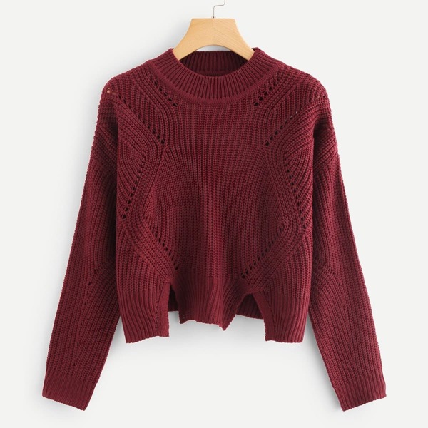 

M-Slit Front Eyelet Crop Jumper