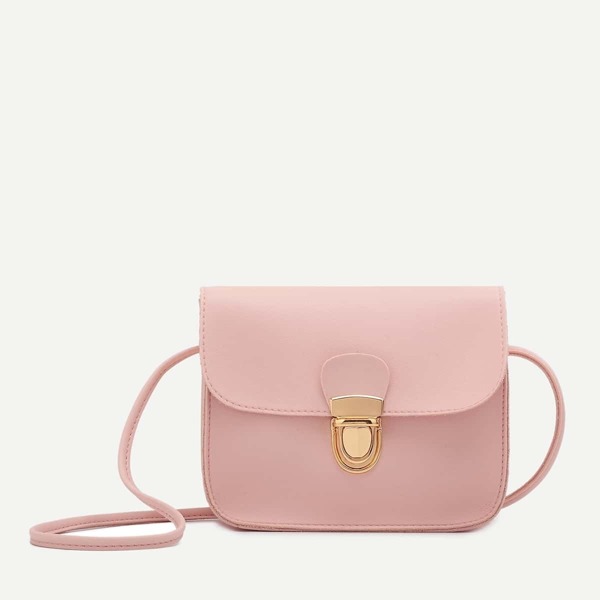

Push Lock Crossbody Bag