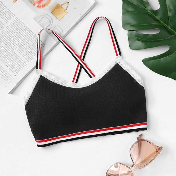 

Striped Hem Bralette