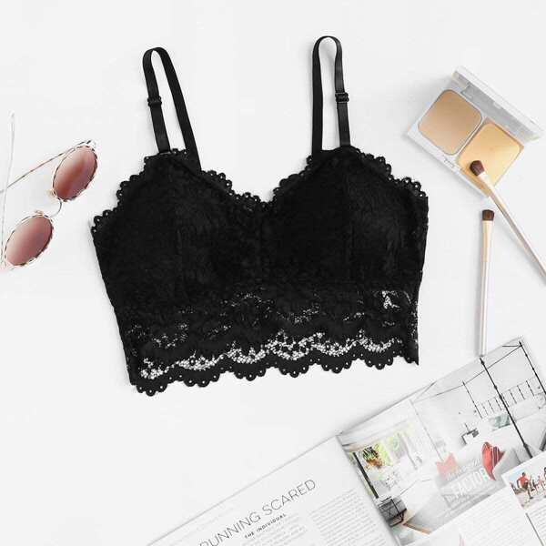 

Lace Overlay Bralette