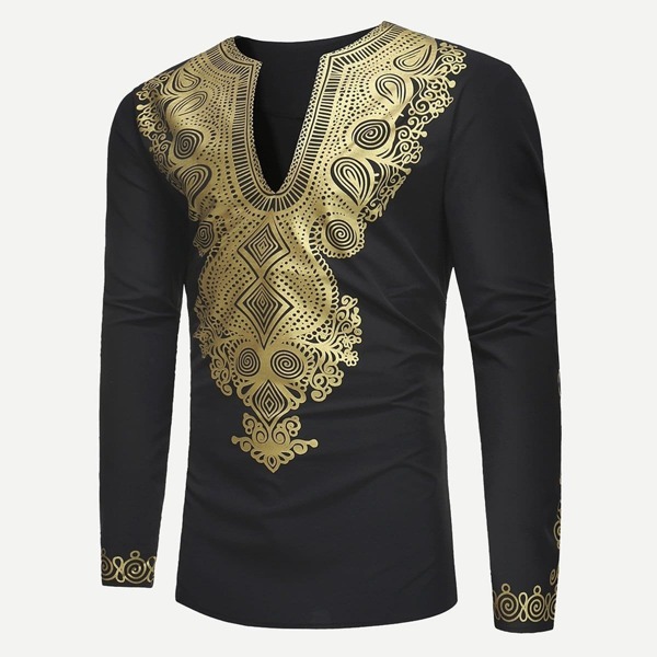 

Men Ornate Print Tee