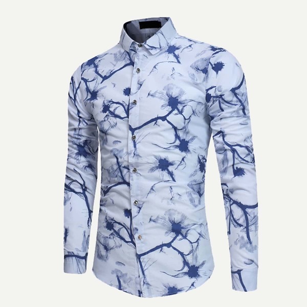 

Men Floral Print Shirt