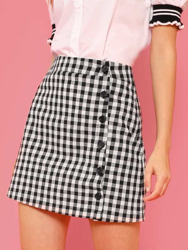 

Кнопка Up Gingham Skirt, Marina Laswick