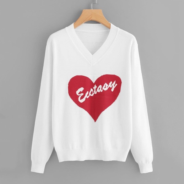 

Heart And Letter Jumper