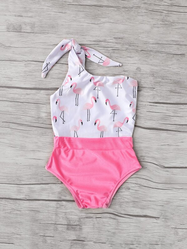 Estampado Flamenco Bañador De Niñas Con lKTF1Jc3