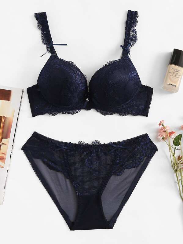 

Комплект нижнего белья Lace Overlay, null