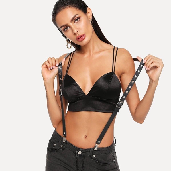 

Grommet Design PU Belt, Black