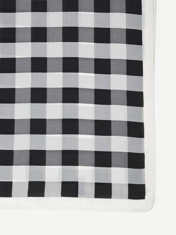 Checker Pattern Bandana SheInSheinside Custom Checker Pattern Checker Pattern Bandana SheInSheinside Custom Checker Pattern