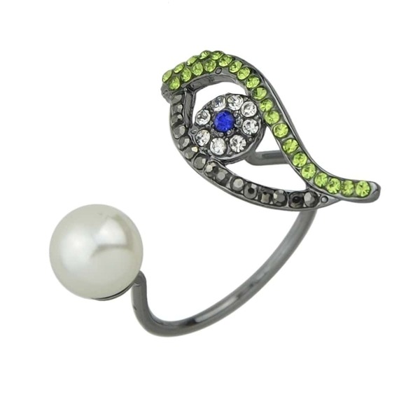 

Punk Style Gunblack Eye Rings, Многоцветный