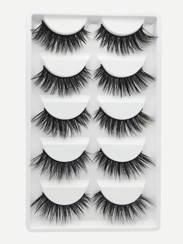 

Natural Thick False Eyelashes, Black