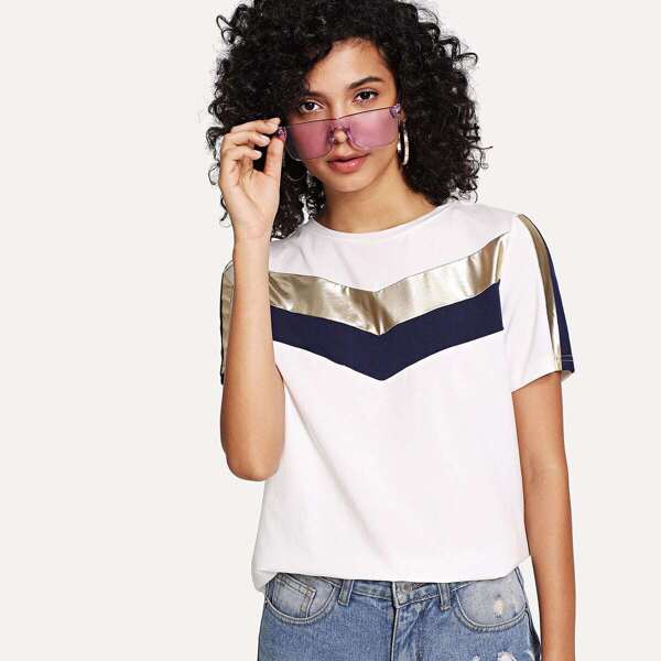 

Cut And Sew Tee, White