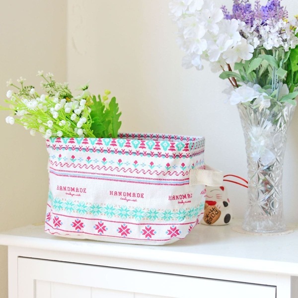 

Random Geometric Print Storage Box