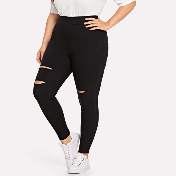 

Plus Cut Out Pocket Pants