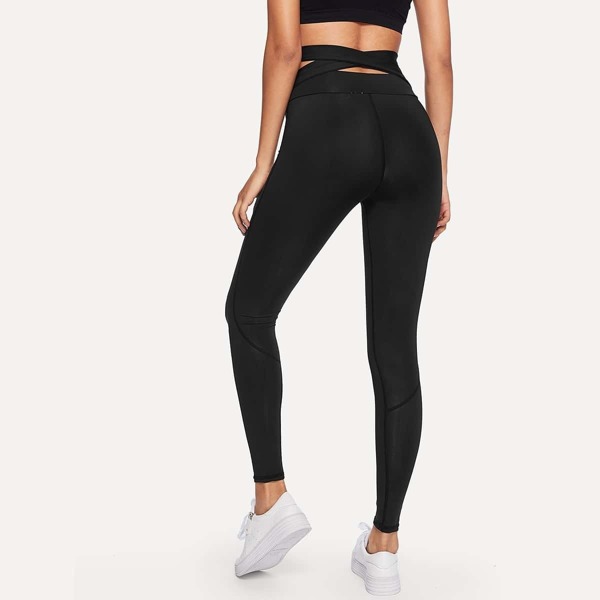 

Waist Knot Solid Leggings