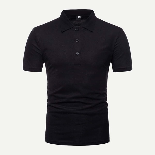 

Men Tape Detail Solid Polo Shirt