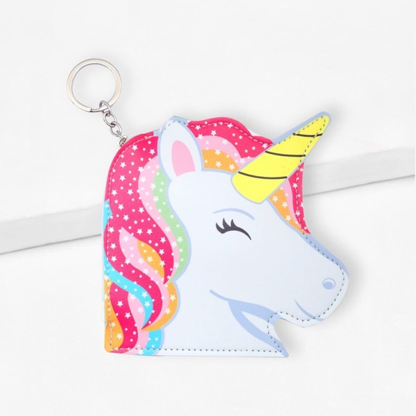 

Unicorn Design Keychain, Multicolor