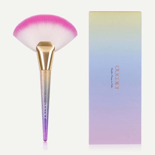 

Ombre Handle Fan Highlight Brush 1pc, Multicolor
