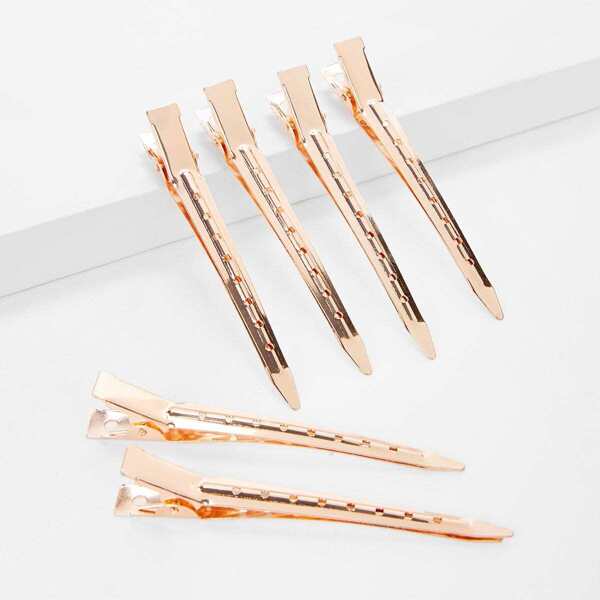 

Metallic Hair Clip 6pcs