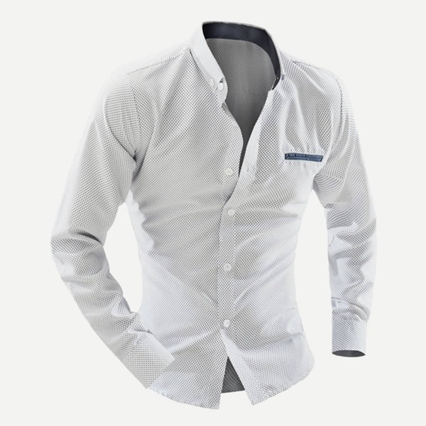 

Men Polka Dot Solid Shirt
