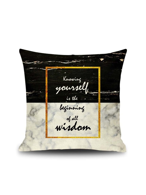 

Двухцветная наволочка и с рисунками букв, Многоцветный