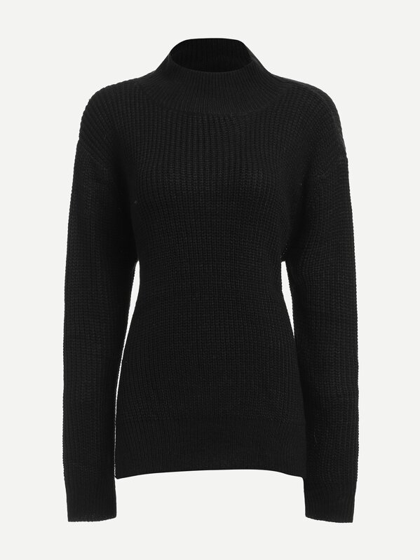 

Knot Open Back Slim Fitted Jumper, null