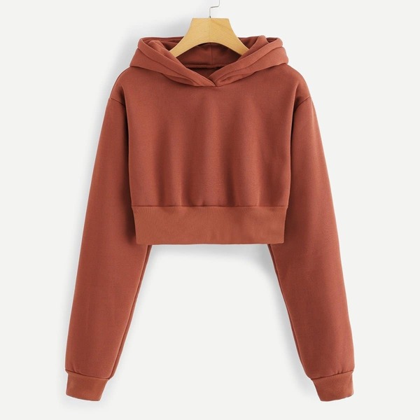 

Hooded Crop Sweatshirt