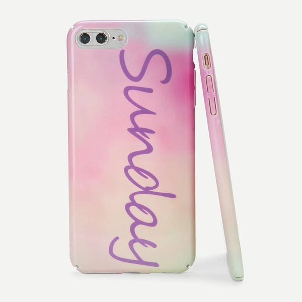 

Letter Print iPhone Case