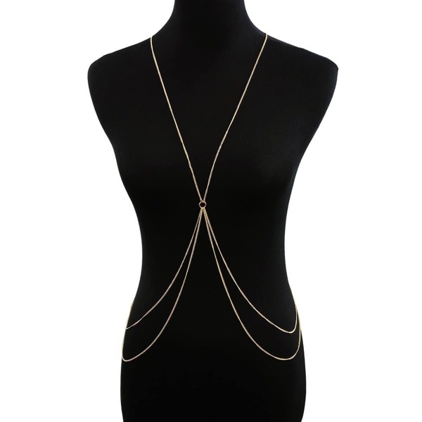 

Circle Detail Double Layered Body Chain
