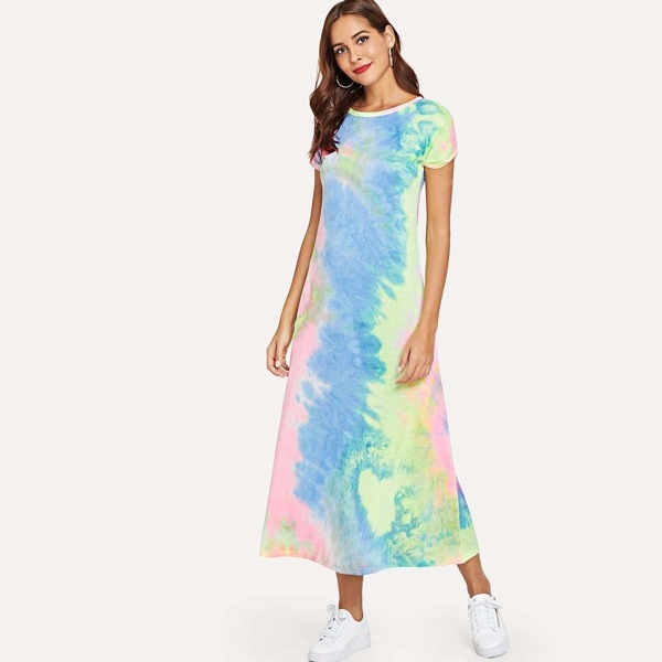 

Tie Dye Longline Dress